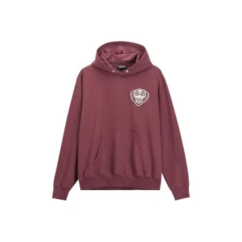Ed Hardy FW24 Sweatshirt Men's Deep Garnet Red