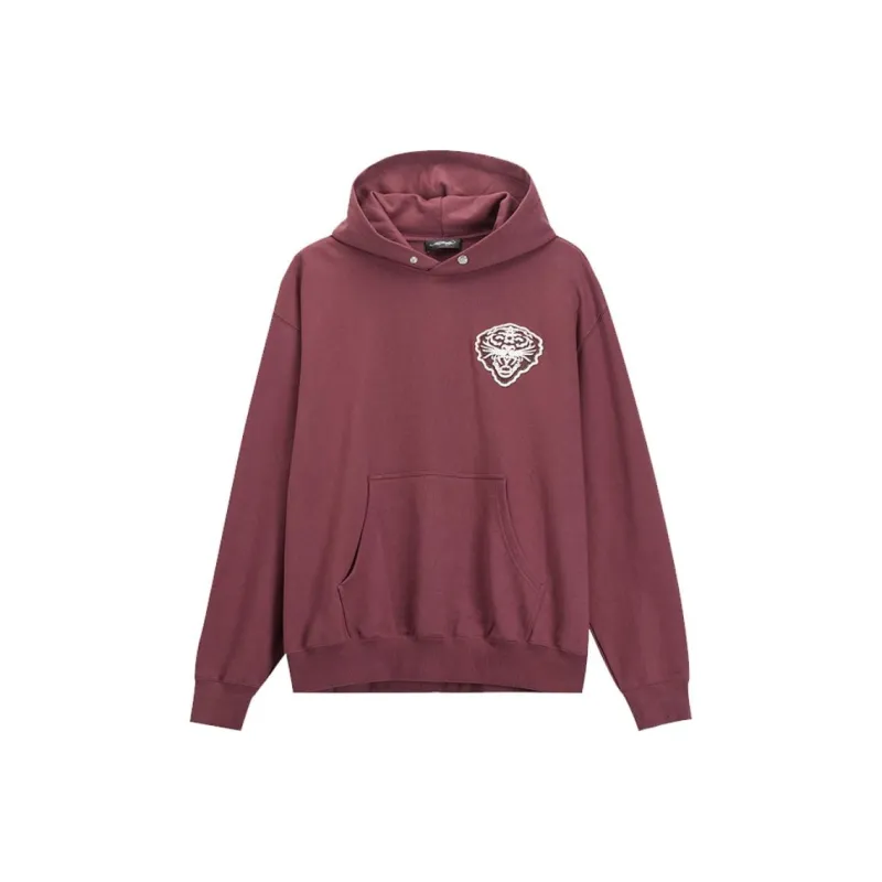 Ed Hardy FW24 Sweatshirt Men's Deep Garnet Red-0