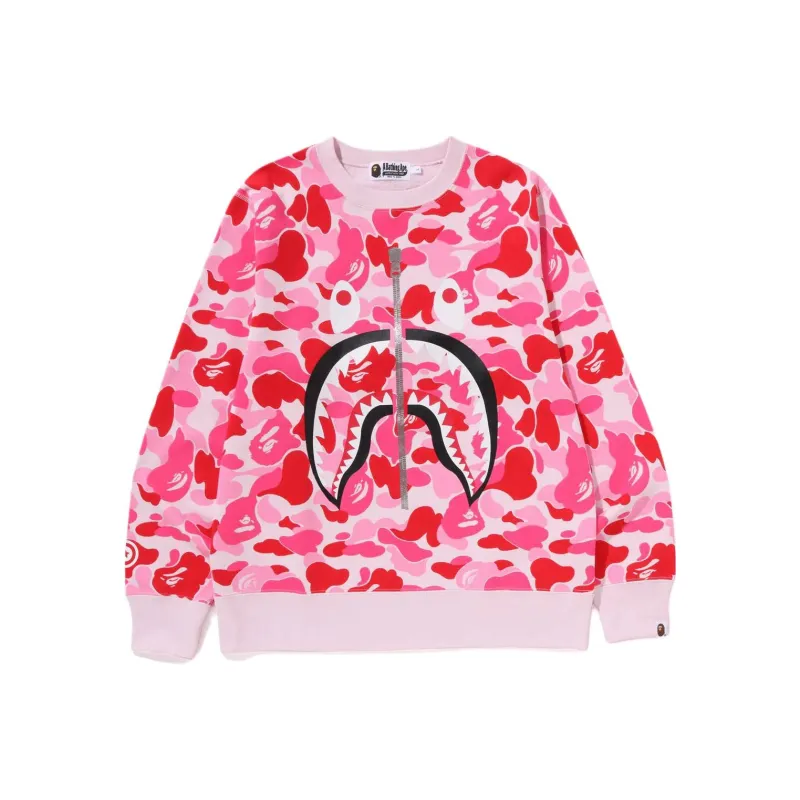Bape Abc Camo Shark Crewneck Sweatshirt-4