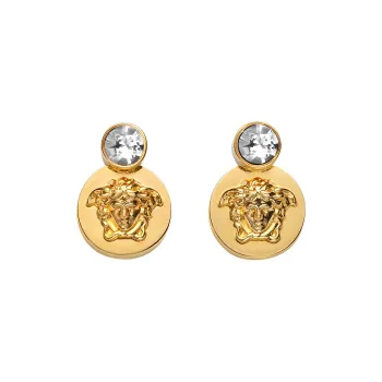 VERSACE Earrings Women's Gold