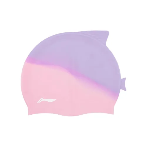 LiNing Swimming Caps Unisex Gradient Pink