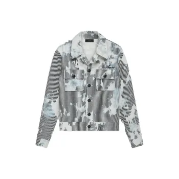 AMIRI Jackets Men White Blue