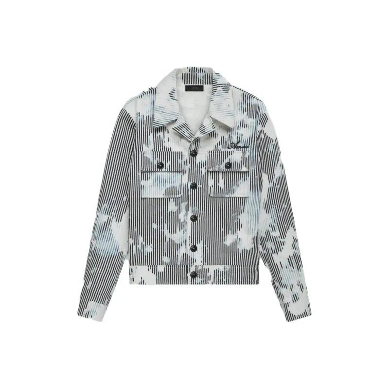 AMIRI Jackets Men White Blue-0