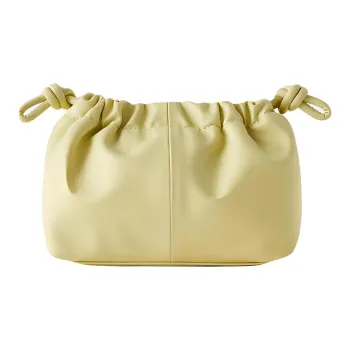 ZARA Polyurethane Shoulder Bag Crossbody Bag Women's Lime Green