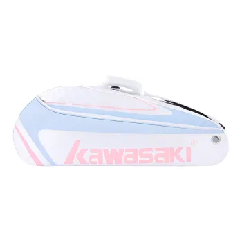 Kawasaki Badminton Racket Bags 3 Pcs Pack Fashion, Casual Crossbody Bag Breeze Blue Unisex Individual Shoe Compartment