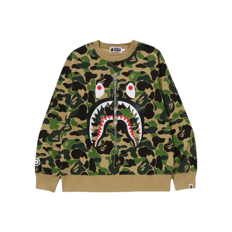 Bape Abc Camo Shark Crewneck Sweatshirt-2