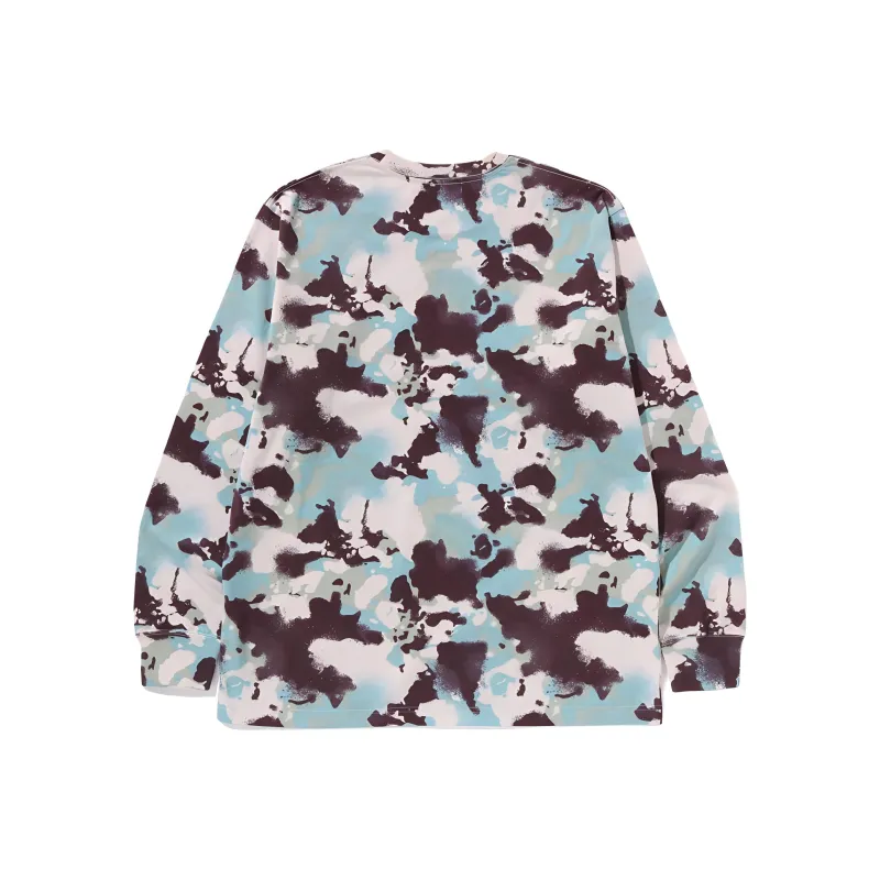 A BATHING APE ® Camouflage print T shirt-7
