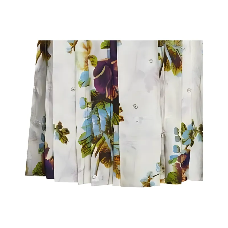 TORY BURCH Floral patterned Pleated Skirt-2