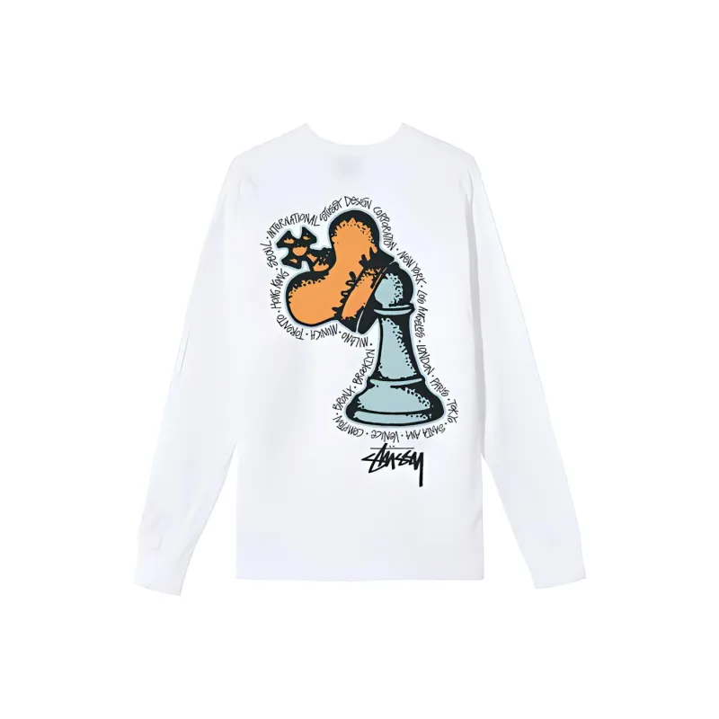 Stussy Hidden Pawn Long Sleeve Tee-6