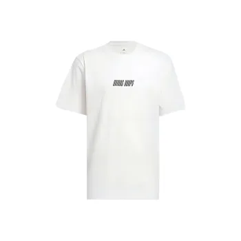 Adidas HOOPS Graphic Tee T Shirt Men's White