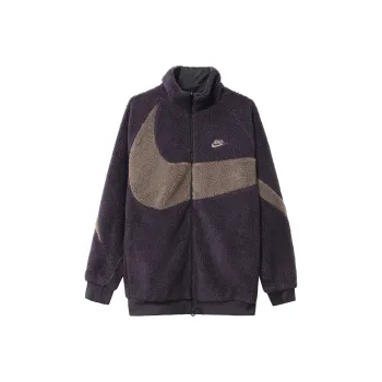 Nike Big Swoosh Reversible Boa Jacket Asia Sizing Cave Purple