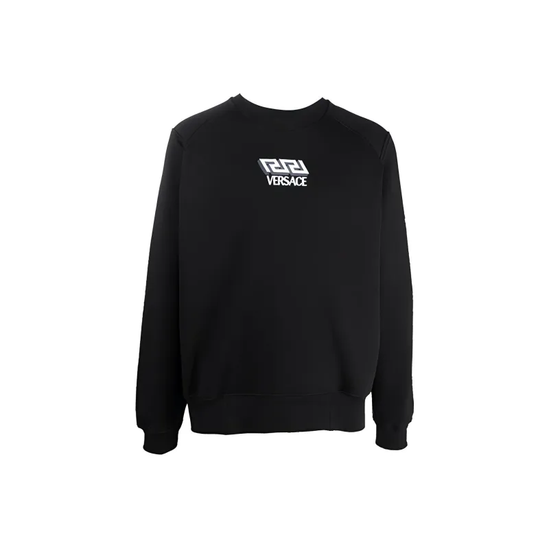 VERSACE Sweatshirts Men Black-0