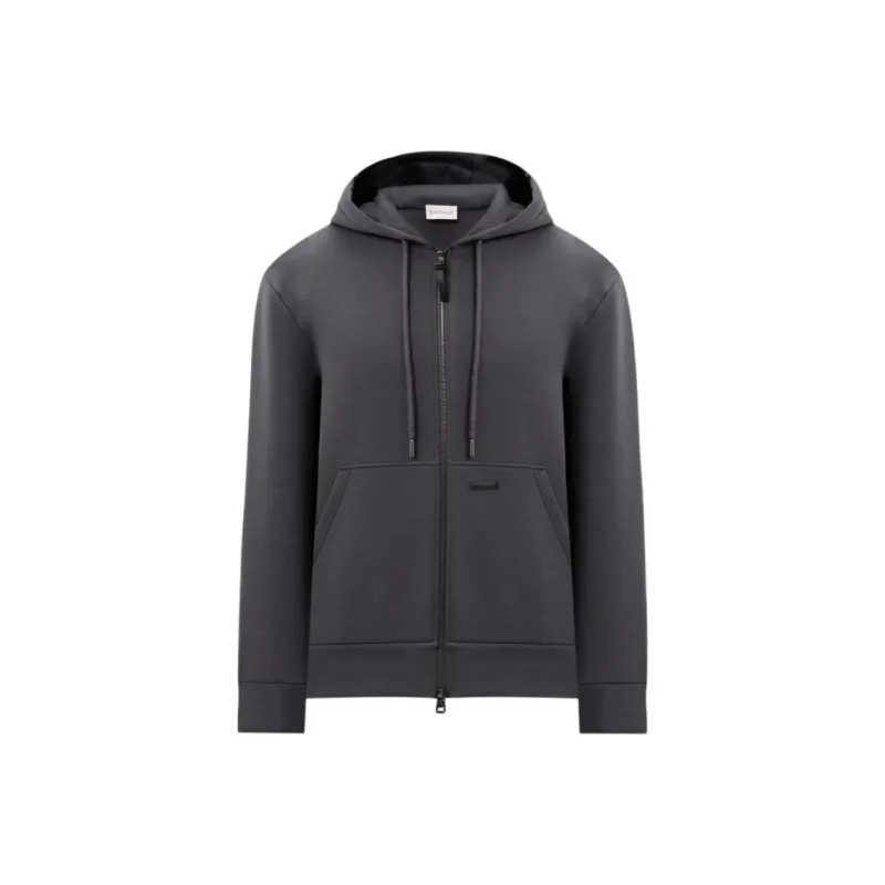 Moncler Sweatshirts Men Gray-0