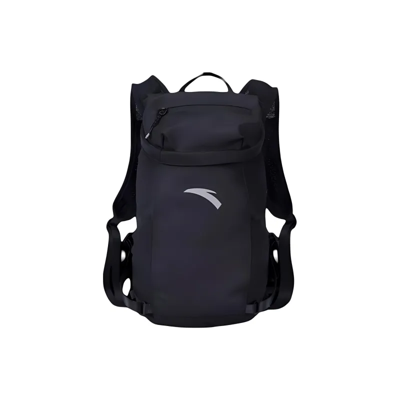 Anta Running Collection Fabric Backpack Regular Unisex Basic Black-0