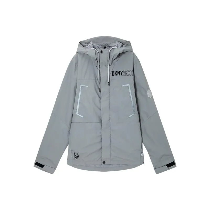 DKNY Jackets Men Gray-0
