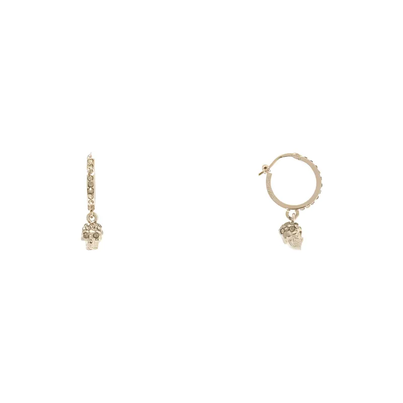 Alexander McQueen Crystal embellished Skull Earrings-1