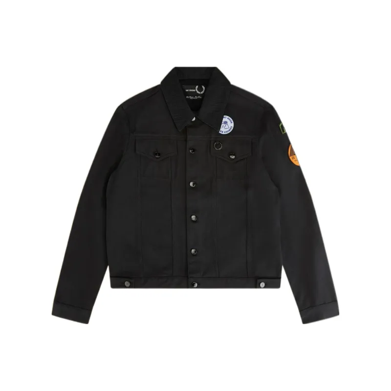 Fred Perry X RAF SIMONS Jackets Men Black-0