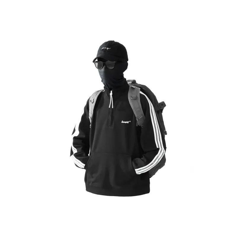 LOMBT Sweatshirt With Fall Zip Closure Unisex-4