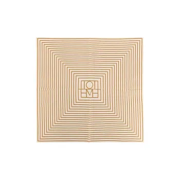 TOTEME Silk Silk Scarves Women's Beige