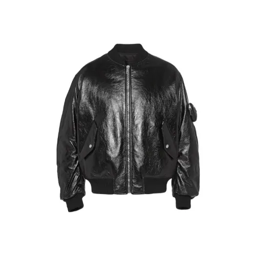 PRADA Nappa Leather Bomber Jacket