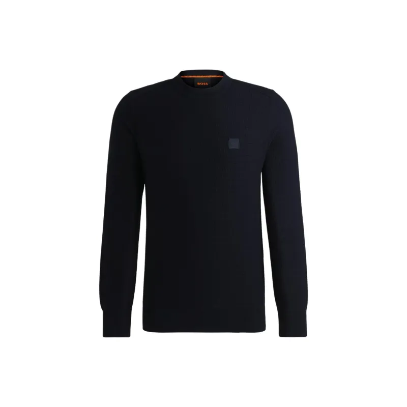 HUGO BOSS FW24 Knitwear Men's Navy Blue-0