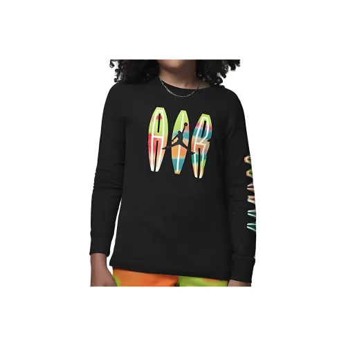 JORDAN T Shirts Kids Black