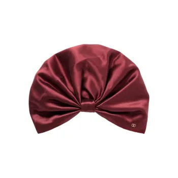 Valentino Silk, Silk Satin Headwraps Unisex Red