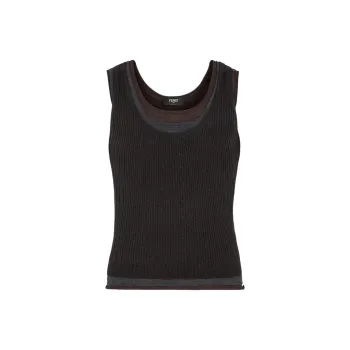 FENDI FW24 Tank Tops Men's Black