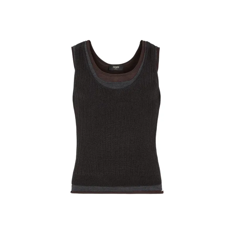 FENDI FW24 Tank Tops Men's Black-0