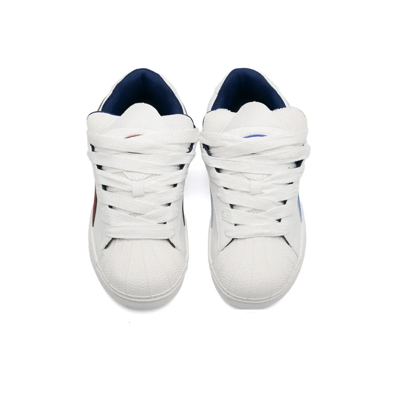 Circle Small Coverage Abrasion Resistant Lightweight Low Top Skateboard Shoes Unisex-4