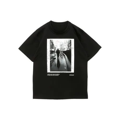 Sacai Graphic Printed Crewneck T Shirt