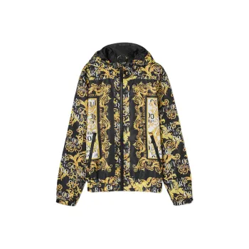 VERSACE JEANS COUTURE SS23 Jackets Coats Men's Black Gold