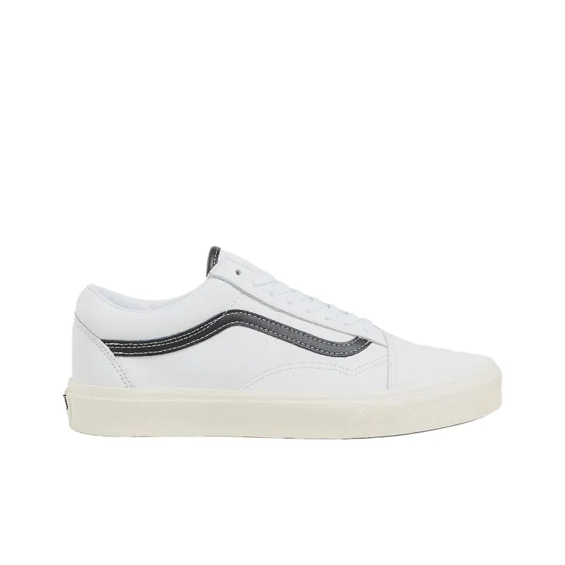 Vans Old Skool 'White Black Leather'-1