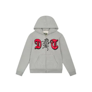 Denim Tears The Great Black Jockeys Series Sweatshirts Unisex Gray