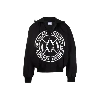 Marcelo Burlon Skate Cross Bomber Hoodie