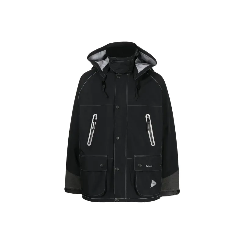 BARBOUR Logo print Hooded Jacket-0