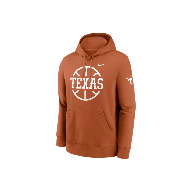 Nike Texas Longhorns Club Basketball Icon College Pullover Hoodie-0