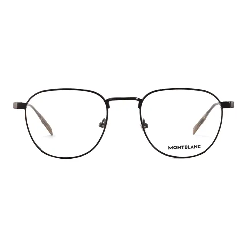 MONTBLANC Alloy Round Eyeglass Frames Unisex Black