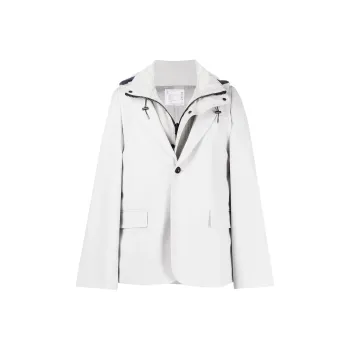 Sacai Layered Hooded Blazer