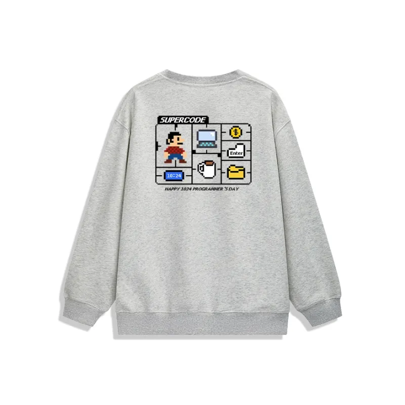 TENGXUNSHIPINCAOCHANGDI Sweatshirt Unisex-4