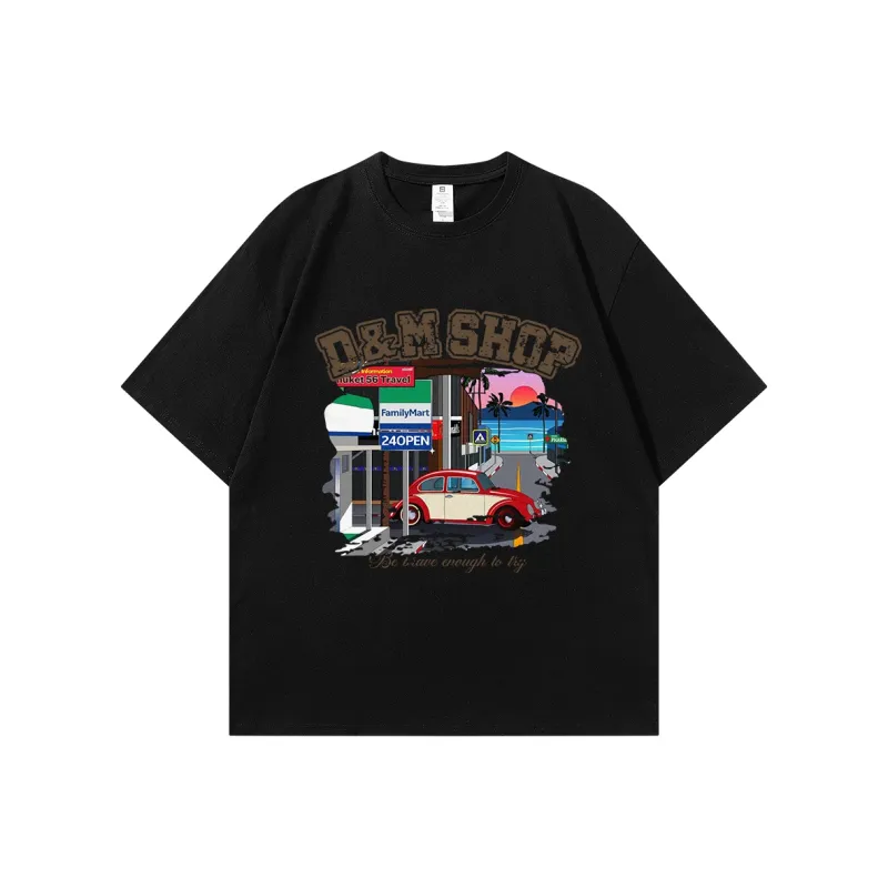 D&W T Shirts Unisex Black-0
