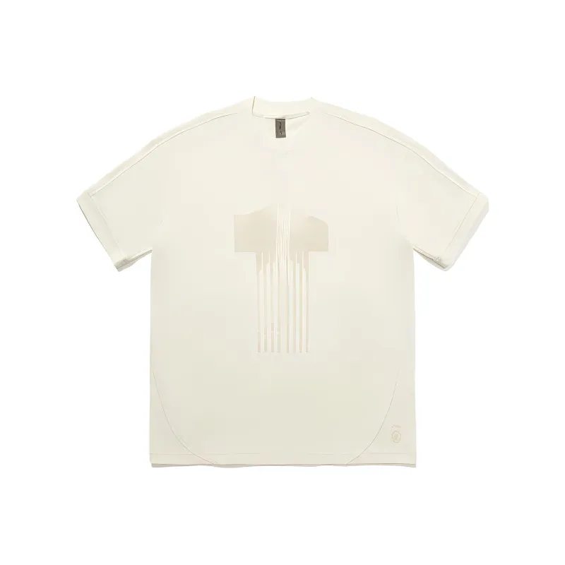 LiNing China LINING X Jackie Chan, Collaboration LINING X Jackie Chan Kung Fu Collection T Shirt Unisex Papyrus White-0