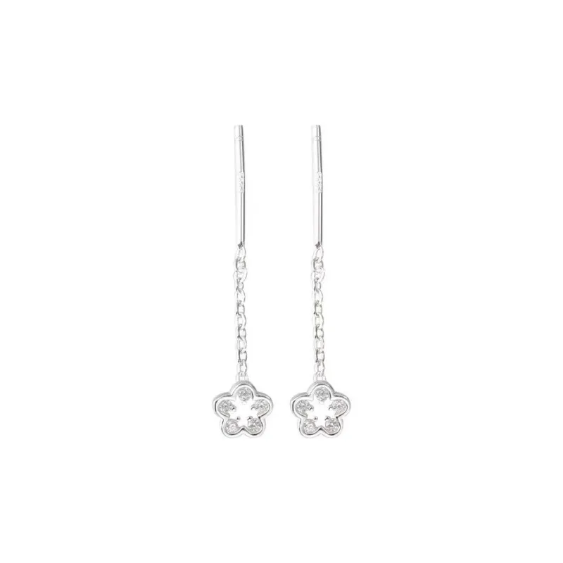 QUIET LOVE Sterling Silver Stud Earrings Women's-0