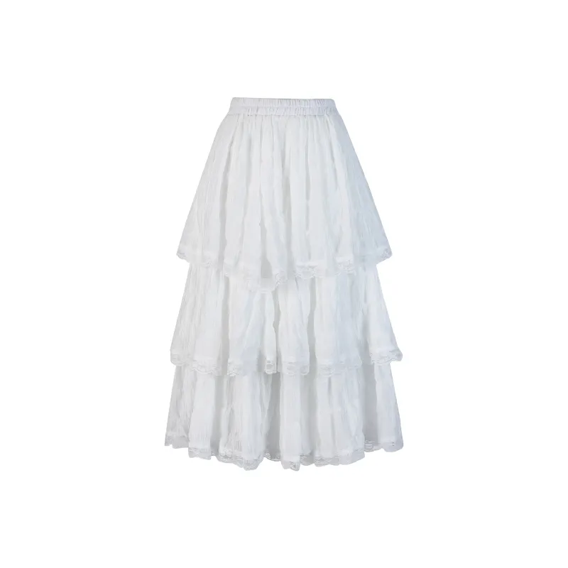 Wen Shan Casual Long Skirt Women's-1