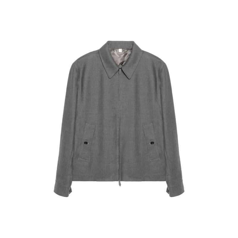 Burberry FW22 Jackets Coats Men's Gray-0