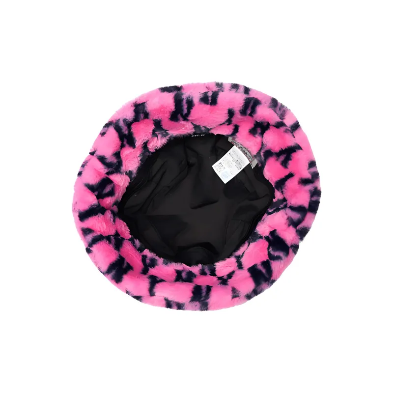 MLB New York Yankees Polyester Bucket Hats Unisex Peach Pink-4