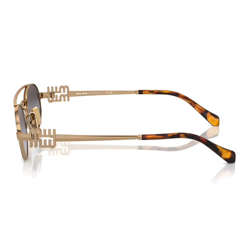 MIU MIU Oval Frame Sunglasses-2