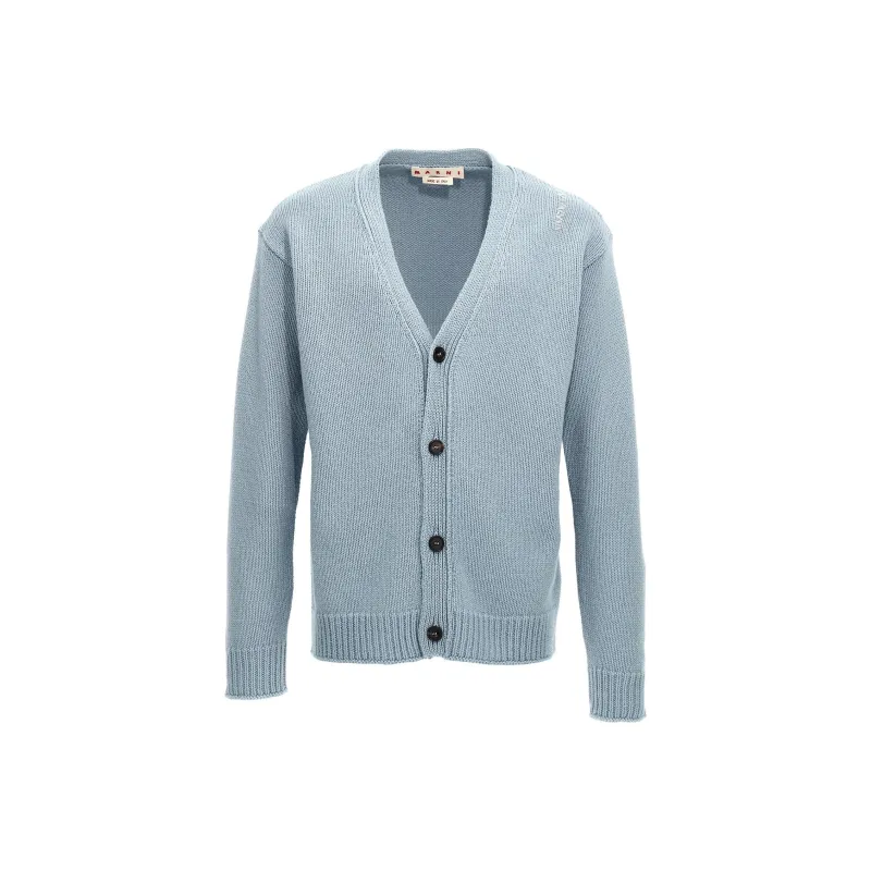 MARNI V Neck Button Detailed Cardigan-0