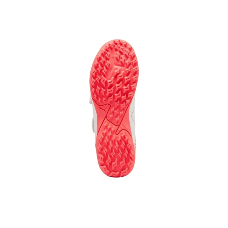 PUMA Low Top Kids' Soccer Shoes White Red Kids'-4
