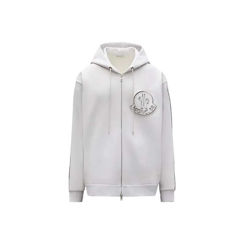 Moncler Sweatshirts Men Gray-0